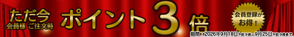 ポイント３倍