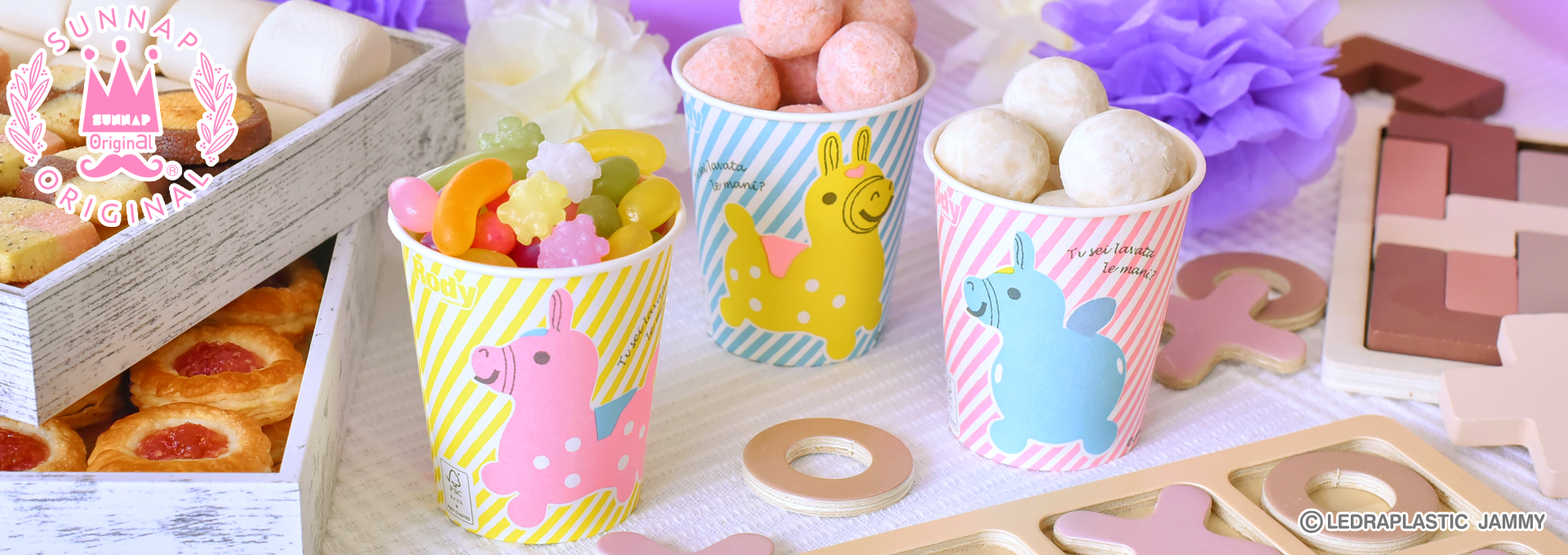 サンナップオリジナルブランド小さくてかわいいペーパーウェアRODY